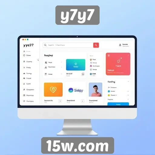 Interface do y7y7 é intuitiva e fácil de navegar